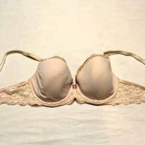 Victorias Secret bra 34D lace plunge underwire